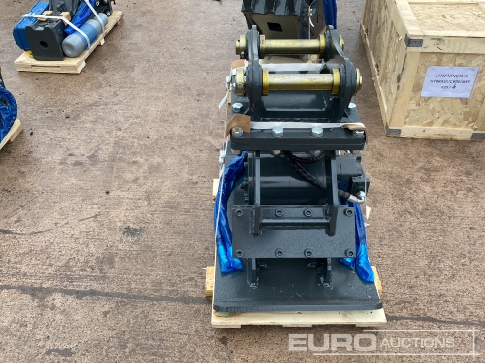 Unused Plate Compactor, 45mm Pins to suit 6-8 Ton Excavator - Attachment for Excavator: picture 4 Unused Plate Compactor, 45mm Pins to suit 6-8 Ton Excavator - Attachment for Excavator: picture 4