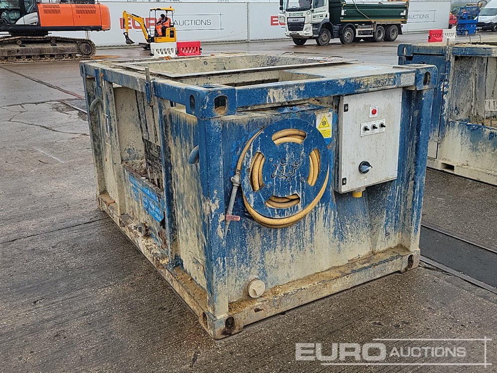 Blue Rinse Base Unit to suit Concrete Wash Out Station - Tipping skip: picture 5 Blue Rinse Base Unit to suit Concrete Wash Out Station - Tipping skip: picture 5