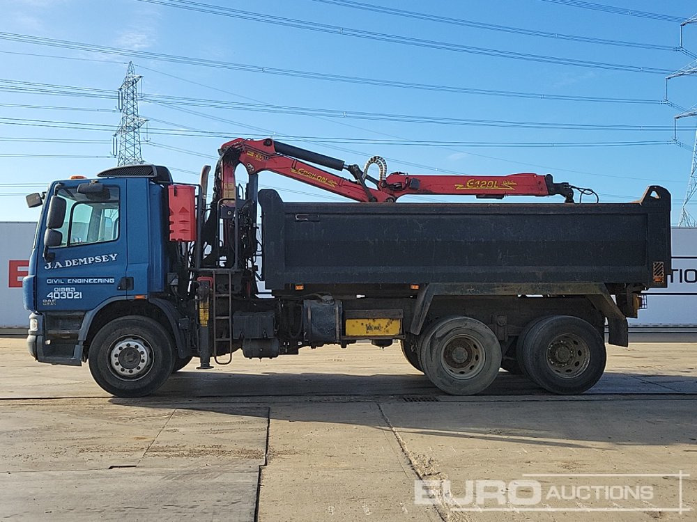 DAF CF75 310 - Tipper, Crane truck: picture 2 DAF CF75 310 - Tipper, Crane truck: picture 2