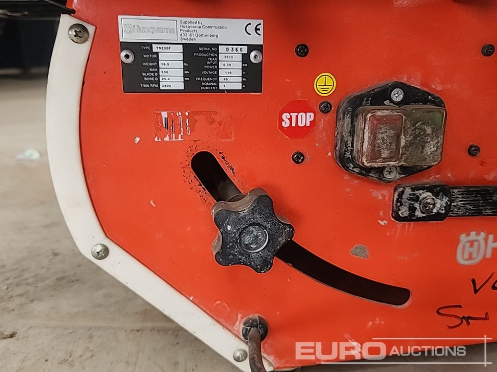 Construction equipment Husqvarna TS230F 110 Volt Tile Saw: picture 9
