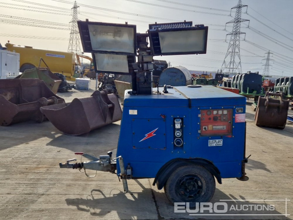 Single Axle Lighting Tower, Yanmar Engine - Lighting tower: picture 2 Single Axle Lighting Tower, Yanmar Engine - Lighting tower: picture 2