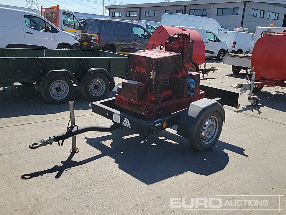 Sykes 4" Single Axle Waterpump, Hatz Engine - Water pump: picture 1 Sykes 4" Single Axle Waterpump, Hatz Engine - Water pump: picture 1