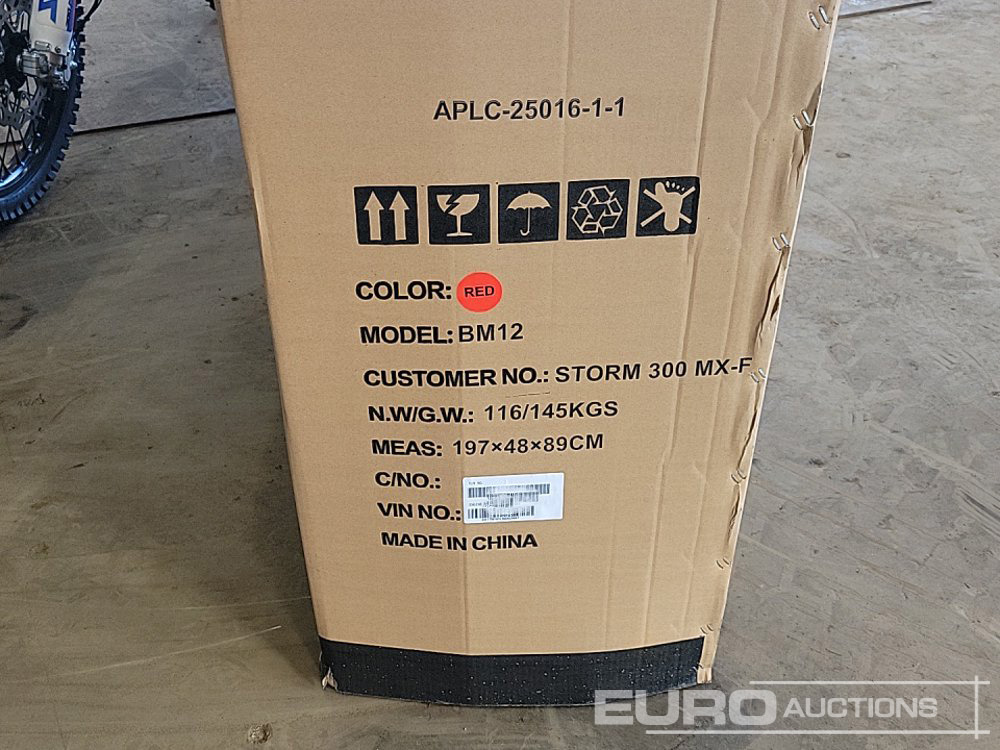 Motorcycle Unused 2025 Apollo Storm 300cc Motorcross Bike, 21" Front, 18" Rear Tyres, Electric Start, Air Cooled, Hydraulic Suspension, Disc Brakes, Lighting Kit (UNASSEMBLED): picture 41 Motorcycle Unused 2025 Apollo Storm 300cc Motorcross Bike, 21" Front, 18" Rear Tyres, Electric Start, Air Cooled, Hydraulic Suspension, Disc Brakes, Lighting Kit (UNASSEMBLED): picture 41