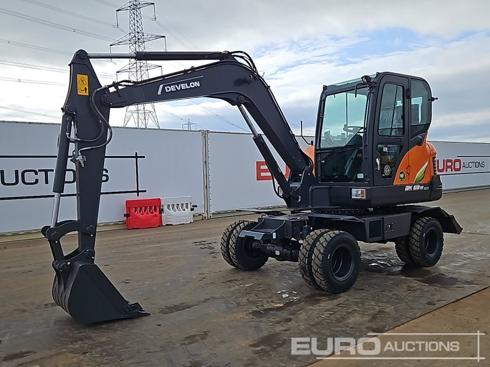 Unused 2025 Develon DX60WN ECO-1 - Wheel excavator: picture 1 Unused 2025 Develon DX60WN ECO-1 - Wheel excavator: picture 1