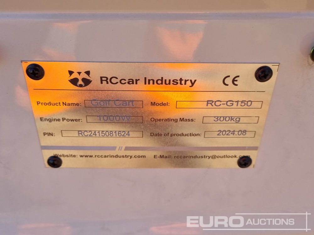 Golf cart Unused 2025 Raccoon RC-G150: picture 30