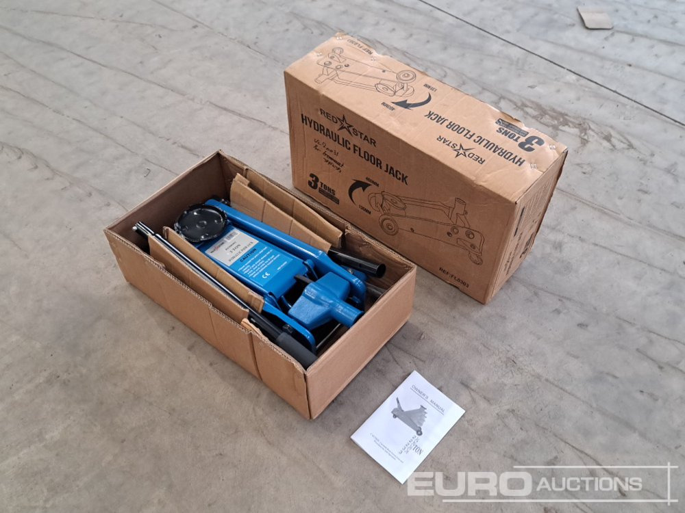 Unused 3 Ton Floor Jack - Workshop equipment: picture 1 Unused 3 Ton Floor Jack - Workshop equipment: picture 1