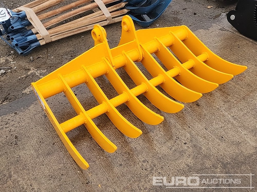Unused 44" Rake 45mm Pin to suit 4-6 Ton Excavator - Bucket: picture 4 Unused 44" Rake 45mm Pin to suit 4-6 Ton Excavator - Bucket: picture 4