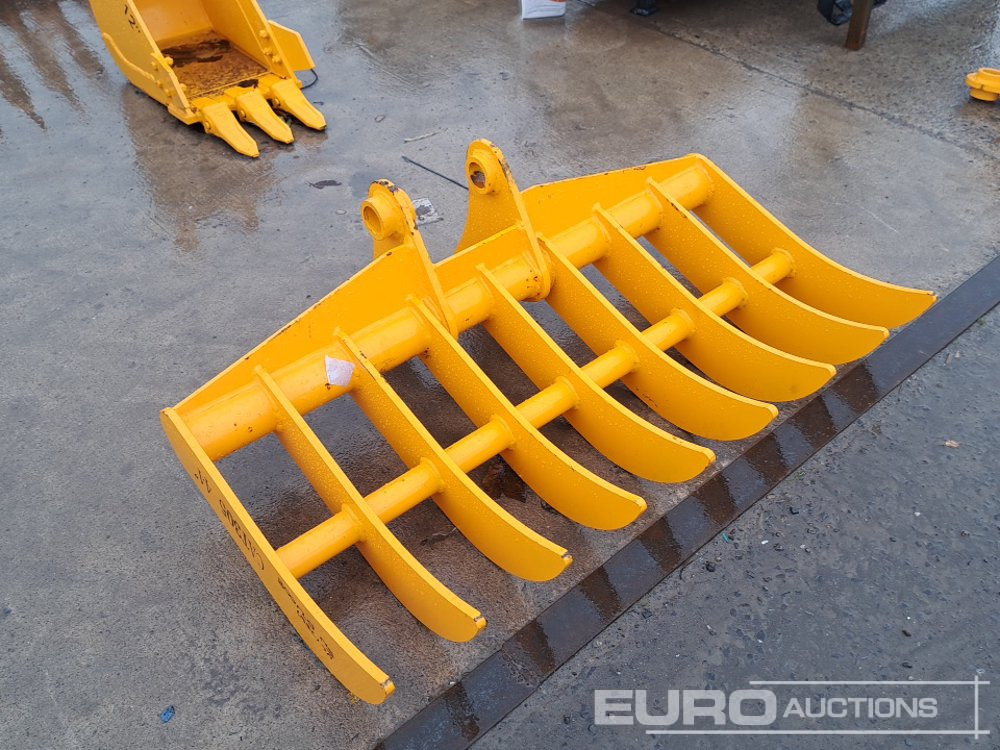 Unused 44" Rake 45mm Pin to suit 4-6 Ton Excavator - Bucket: picture 4 Unused 44" Rake 45mm Pin to suit 4-6 Ton Excavator - Bucket: picture 4