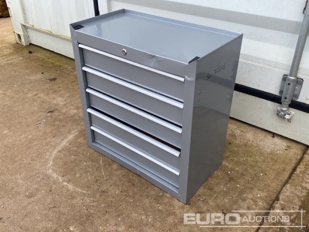 Unused 7 Drawer Tool Box & Tools (Damaged) - Workshop equipment: picture 1 Unused 7 Drawer Tool Box & Tools (Damaged) - Workshop equipment: picture 1