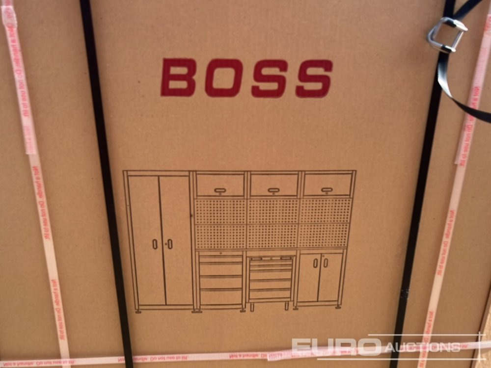 Construction equipment Unused Boss 2.6m 9 Drawer, 5 Cabinet Tool Station: picture 24
