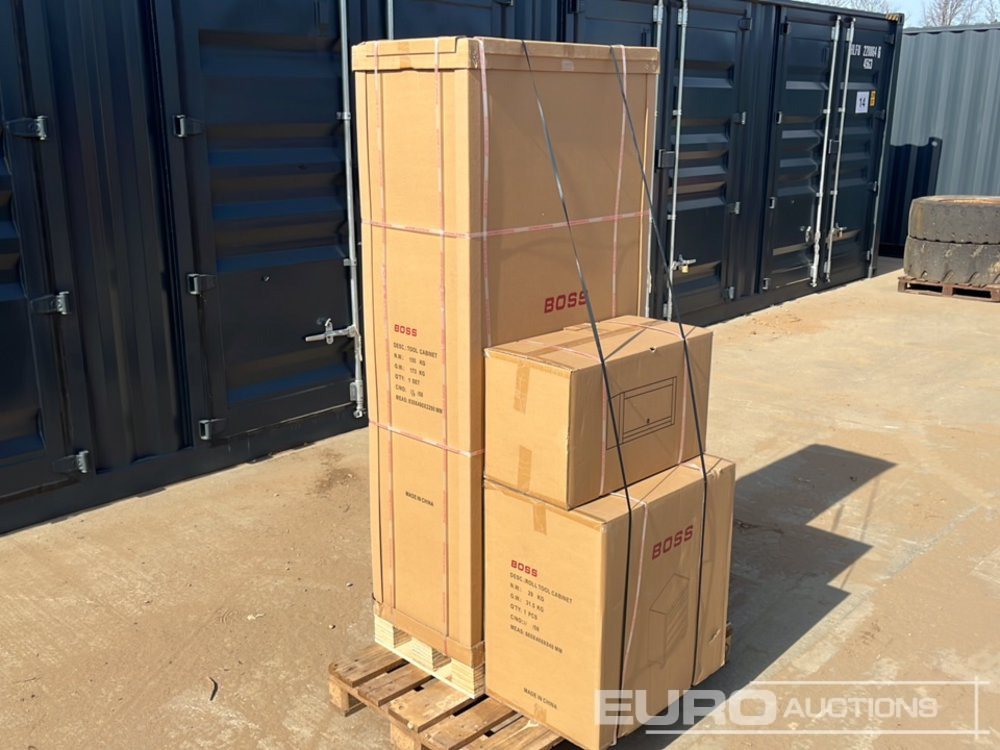 Construction equipment Unused Boss 2.6m 9 Drawer, 5 Cabinet Tool Station: picture 25