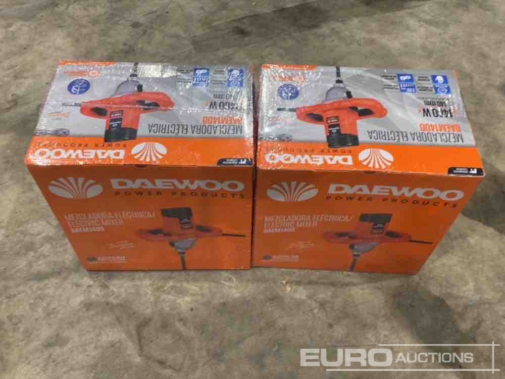 Unused Daewoo DAEM1400 1400W Paddle Mixer (2 of) - Workshop equipment: picture 2 Unused Daewoo DAEM1400 1400W Paddle Mixer (2 of) - Workshop equipment: picture 2