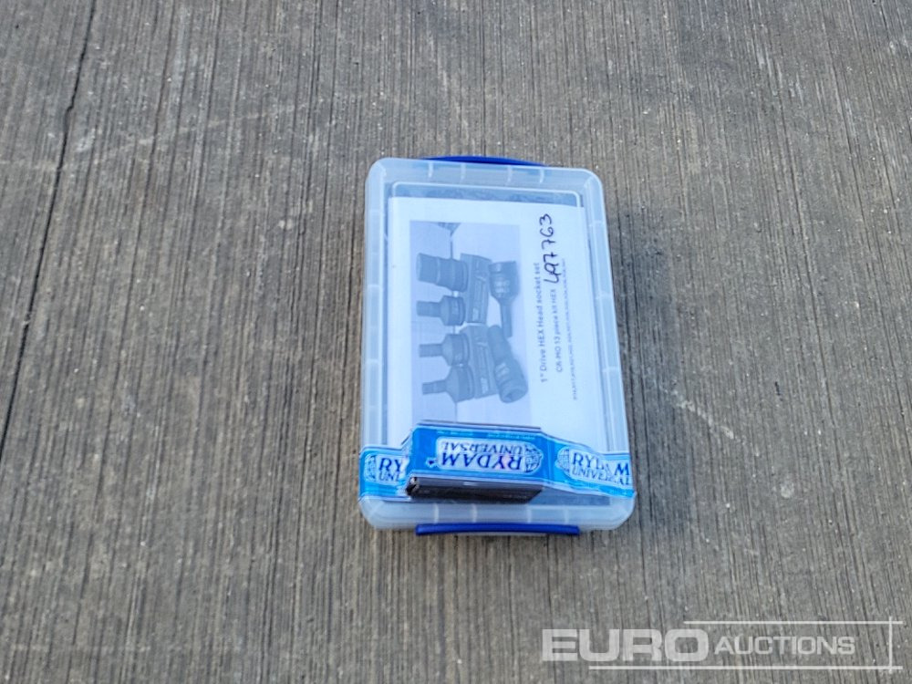 Unused Solid X 1" Drive Impact Socket HEX Set (H14, H17, H19, H21, H22, H24, H27, H30, H32, H34, H36, H38, H41MM) - Workshop equipment: picture 4 Unused Solid X 1" Drive Impact Socket HEX Set (H14, H17, H19, H21, H22, H24, H27, H30, H32, H34, H36, H38, H41MM) - Workshop equipment: picture 4