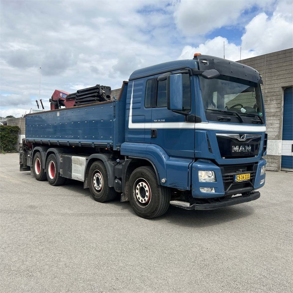 MAN TGS 35.510 8x4 BL - Crane truck, Dropside/ Flatbed truck: picture 1 MAN TGS 35.510 8x4 BL - Crane truck, Dropside/ Flatbed truck: picture 1