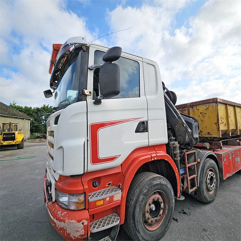 Tipper, Crane truck Scania R500: picture 11