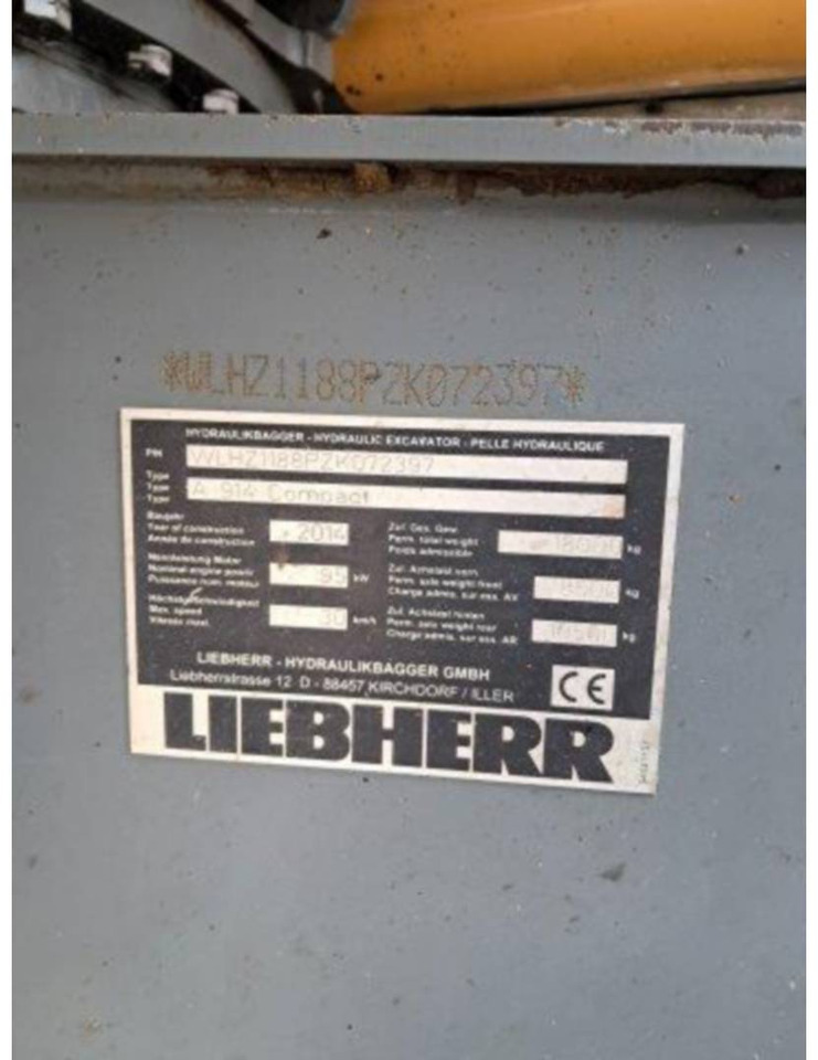 LIEBHERR A914 - Wheel excavator: picture 4 LIEBHERR A914 - Wheel excavator: picture 4