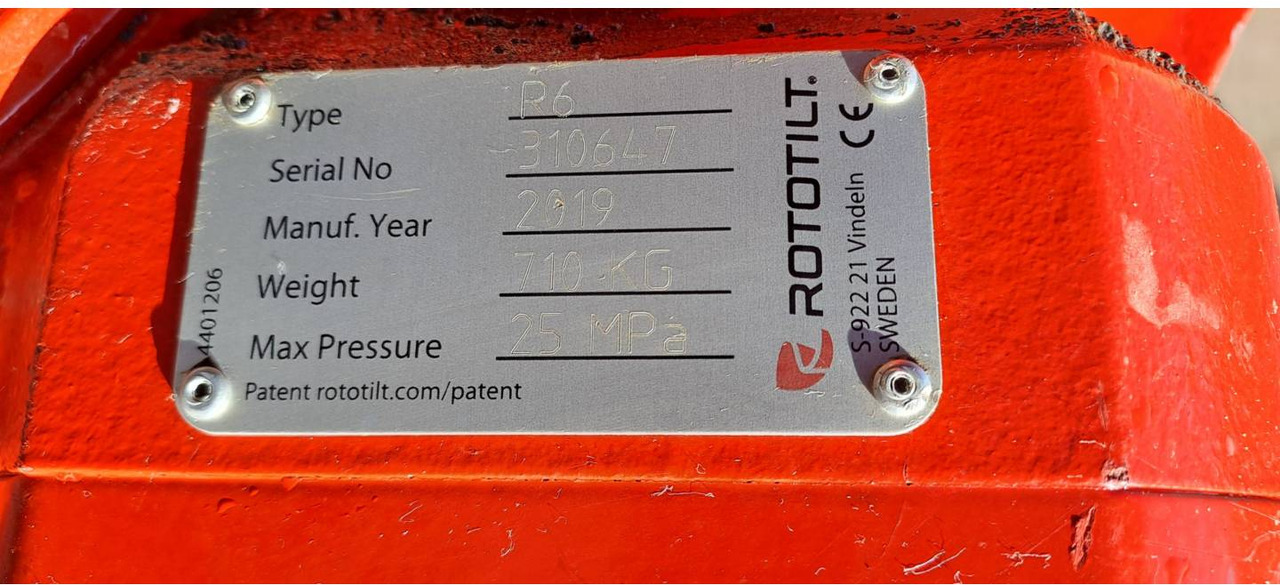 ROTOTILT R6/ROTOTILT/CW40S - Tiltrotator: picture 2 ROTOTILT R6/ROTOTILT/CW40S - Tiltrotator: picture 2