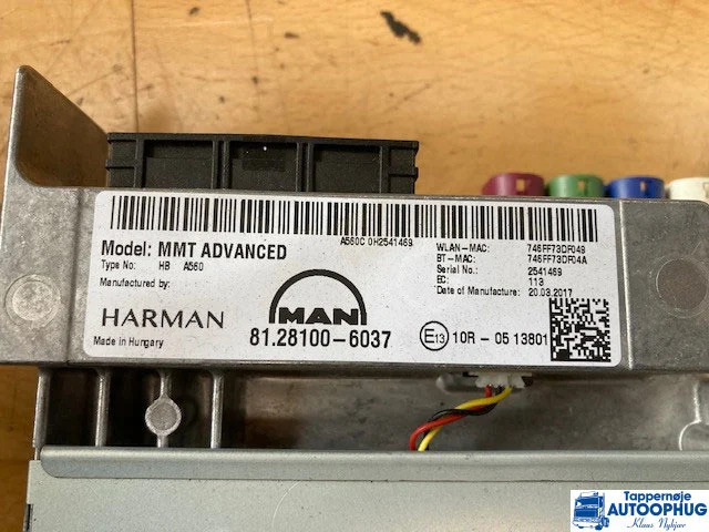 MAN 81.28100-6037 Radio - Electrical system for Truck: picture 2 MAN 81.28100-6037 Radio - Electrical system for Truck: picture 2
