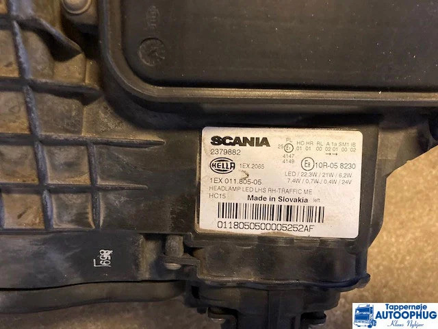 Scania N.G.S Headlamp RH LH P/N: 2655849 / 2655848 - Electrical system for Truck: picture 2 Scania N.G.S Headlamp RH LH P/N: 2655849 / 2655848 - Electrical system for Truck: picture 2