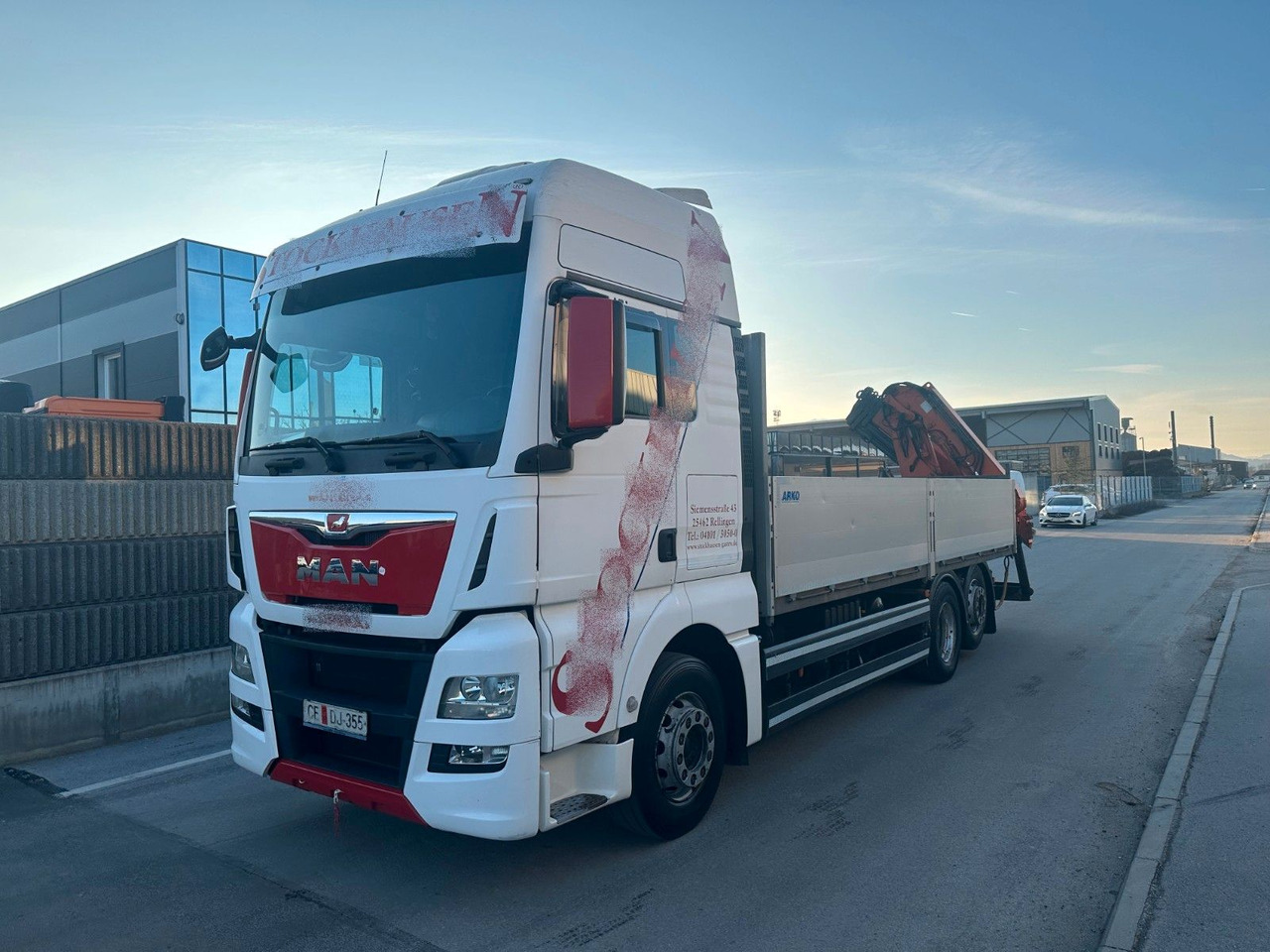 MAN TGX 26.440 6X2 Intarder ATLAS 165 - Dropside/ Flatbed truck, Crane truck: picture 2 MAN TGX 26.440 6X2 Intarder ATLAS 165 - Dropside/ Flatbed truck, Crane truck: picture 2
