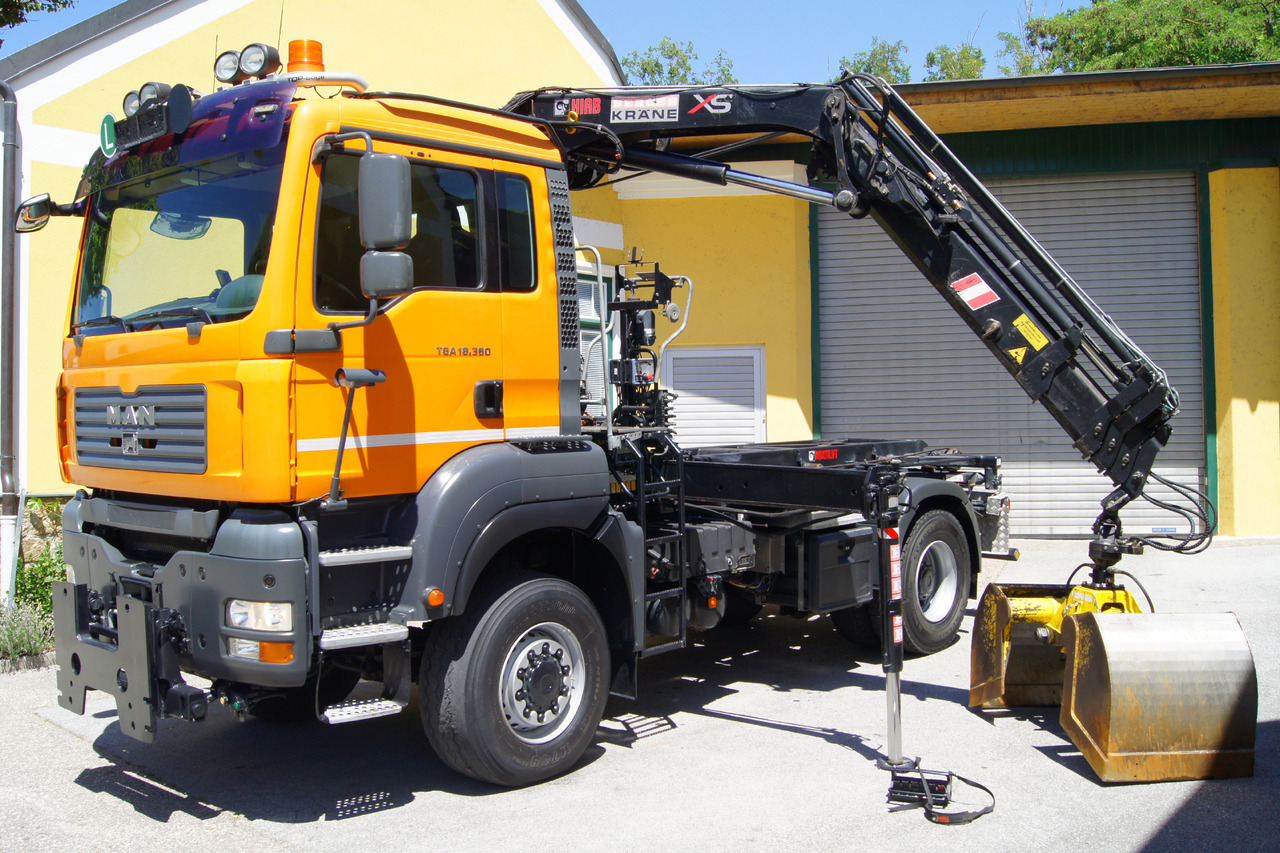 MAN TGA 18.360 BL 4x4/Euro4/TÜV/HIAB 111/MULTILIFT/Winterdienst - Tipper, Crane truck: picture 2 MAN TGA 18.360 BL 4x4/Euro4/TÜV/HIAB 111/MULTILIFT/Winterdienst - Tipper, Crane truck: picture 2