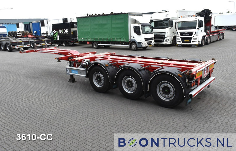 D-Tec FLEXITRAILER | 2x20-30-40-45ft HC * 2x LIFT AXLE * 2x EXTENDABLE * DISC BRAKES - Container transporter/ Swap body semi-trailer: picture 3 D-Tec FLEXITRAILER | 2x20-30-40-45ft HC * 2x LIFT AXLE * 2x EXTENDABLE * DISC BRAKES - Container transporter/ Swap body semi-trailer: picture 3