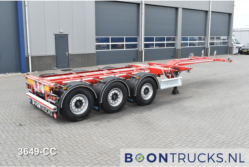 D-Tec FLEXITRAILER | 2x20-30-40-45ft HC * 2x LIFT AXLE * 2x EXTENDABLE * DISC BRAKES - Container transporter/ Swap body semi-trailer: picture 1 D-Tec FLEXITRAILER | 2x20-30-40-45ft HC * 2x LIFT AXLE * 2x EXTENDABLE * DISC BRAKES - Container transporter/ Swap body semi-trailer: picture 1