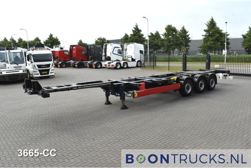 Krone SD BOX LINER | 2x20-40-45ft HC * LIFT AXLE * BPW/DISC * EXTENDABLE REAR * 9x AVAILABLE - Container transporter/ Swap body semi-trailer: picture 5 Krone SD BOX LINER | 2x20-40-45ft HC * LIFT AXLE * BPW/DISC * EXTENDABLE REAR * 9x AVAILABLE - Container transporter/ Swap body semi-trailer: picture 5