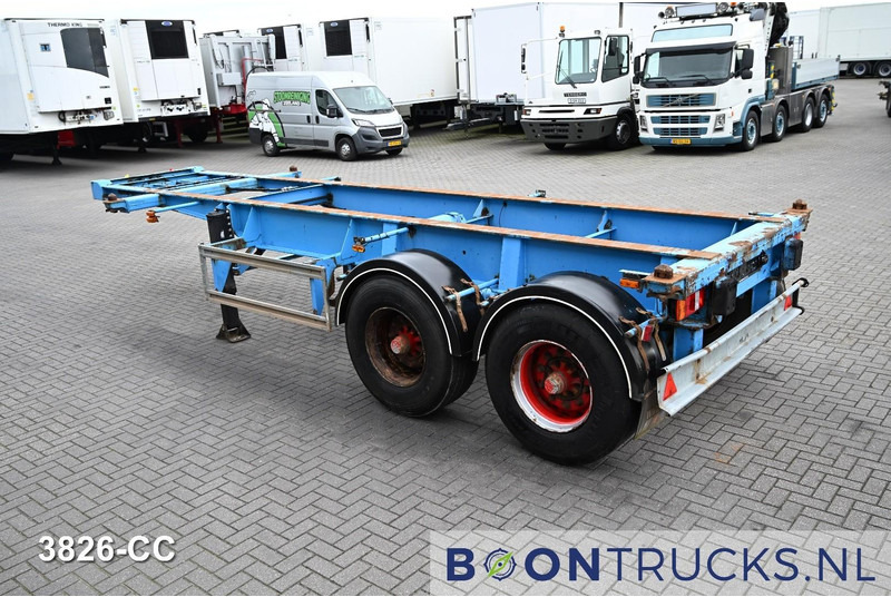 Schweriner Nutzfahrzeuge CS 20 CHASSIS | 20ft * STEEL SUSPENSION * BPW / DRUM * 9x AVAILABLE - Container transporter/ Swap body semi-trailer: picture 2 Schweriner Nutzfahrzeuge CS 20 CHASSIS | 20ft * STEEL SUSPENSION * BPW / DRUM * 9x AVAILABLE - Container transporter/ Swap body semi-trailer: picture 2
