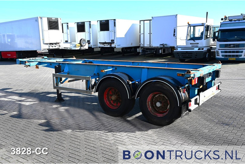 Schweriner Nutzfahrzeuge CS 20 CHASSIS | 20ft * STEEL SUSPENSION * BPW/DRUM * 9x AVAILABLE - Container transporter/ Swap body semi-trailer: picture 2 Schweriner Nutzfahrzeuge CS 20 CHASSIS | 20ft * STEEL SUSPENSION * BPW/DRUM * 9x AVAILABLE - Container transporter/ Swap body semi-trailer: picture 2