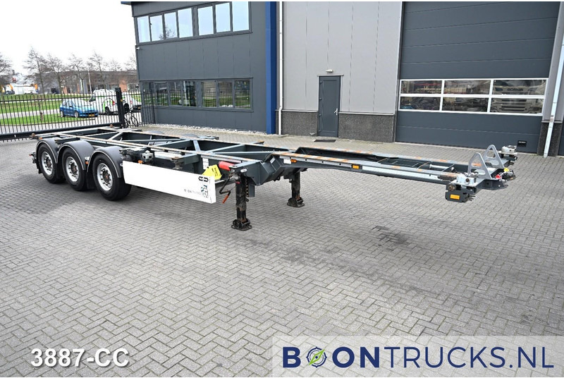 Van Hool A3C002 | 2x20-30-40-45ft HC * LIFT AXLE * DISC BRAKE * EXTENDABLE REAR - Container transporter/ Swap body semi-trailer: picture 4 Van Hool A3C002 | 2x20-30-40-45ft HC * LIFT AXLE * DISC BRAKE * EXTENDABLE REAR - Container transporter/ Swap body semi-trailer: picture 4