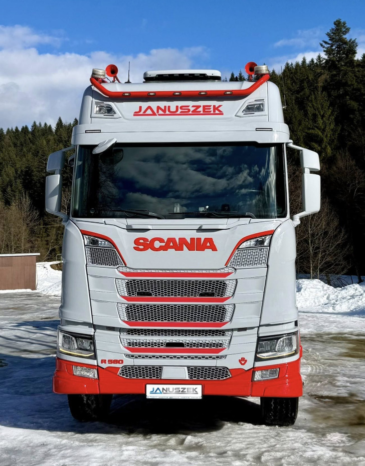 Log truck SCANIA R580: picture 6 Log truck SCANIA R580: picture 6