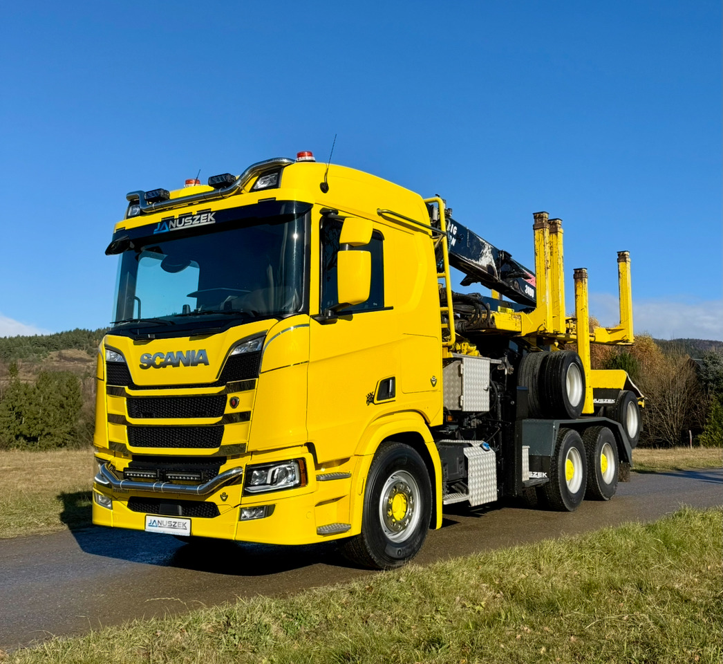 SCANIA R650 - Log truck, Crane truck: picture 1 SCANIA R650 - Log truck, Crane truck: picture 1