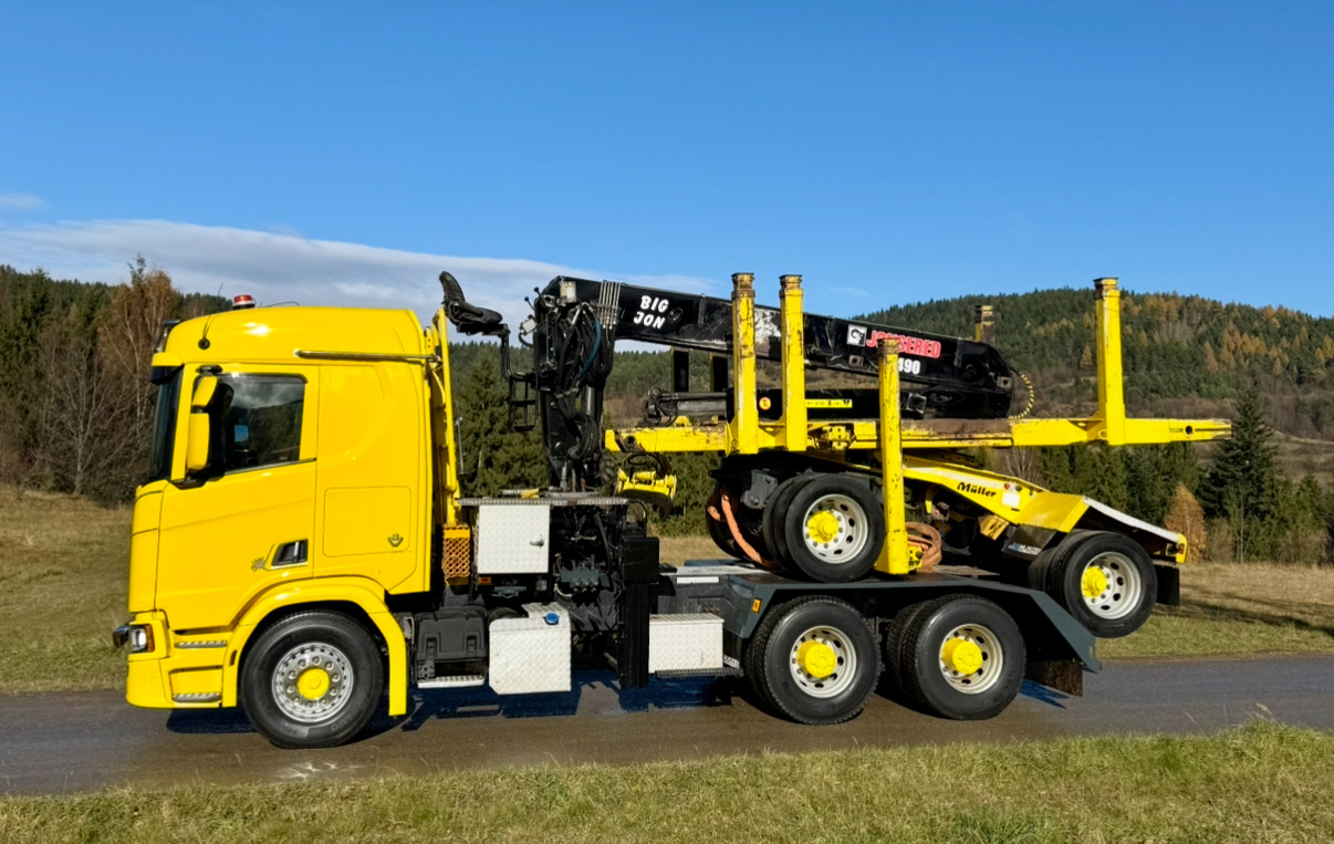 SCANIA R650 - Log truck, Crane truck: picture 3 SCANIA R650 - Log truck, Crane truck: picture 3