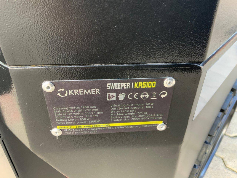 New Road sweeper Kremer KRS100: picture 20