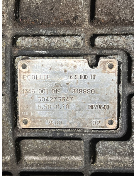 Iveco ECOLITE 6S 800 T0 - Gearbox: picture 4 Iveco ECOLITE 6S 800 T0 - Gearbox: picture 4