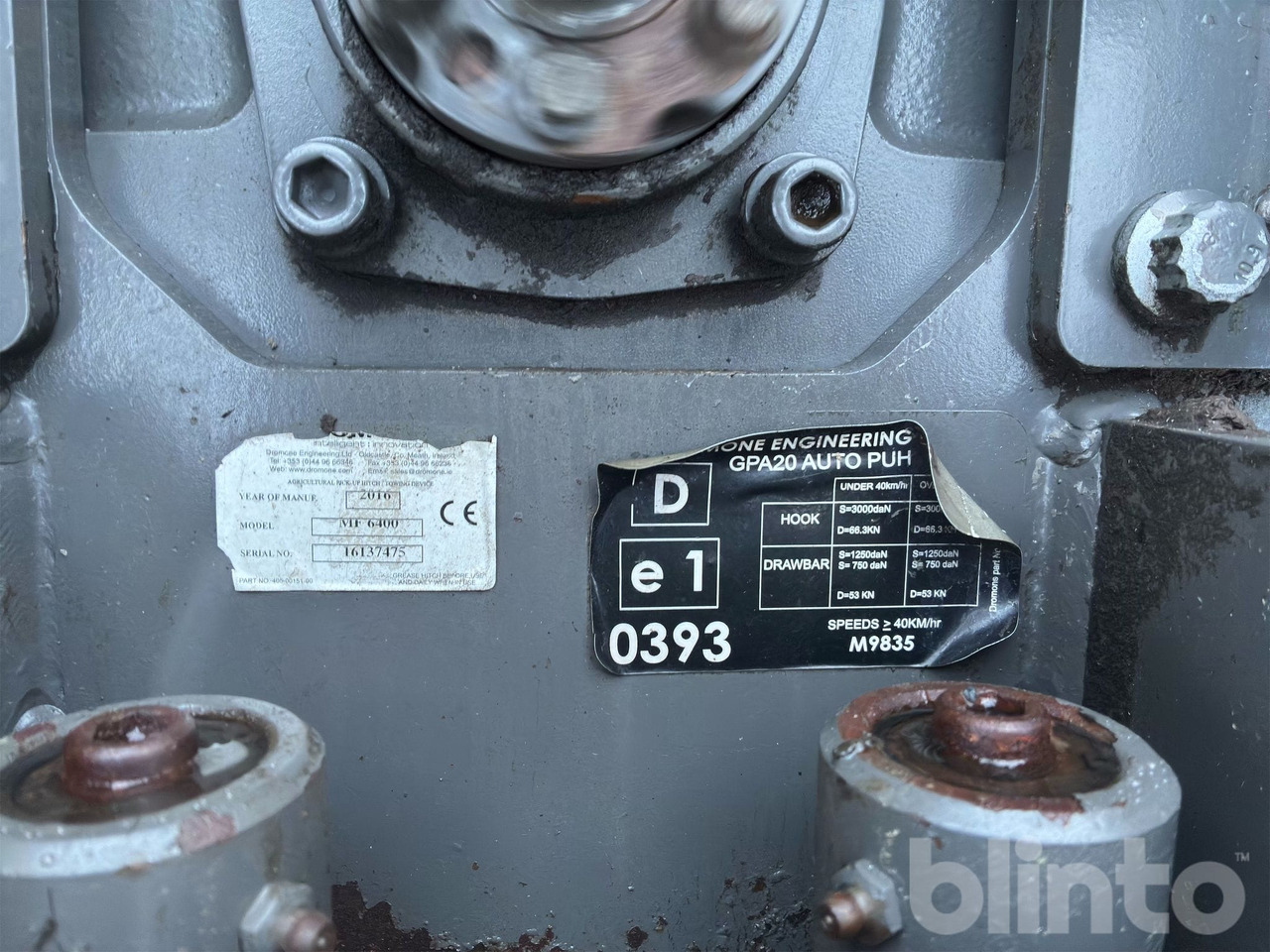 Farm tractor MASSEY FERGUSON 7718: picture 39