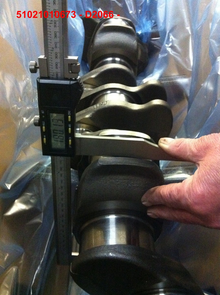 Crankshaft ALBERO MOTORE MAN D2066 - D2676: picture 6