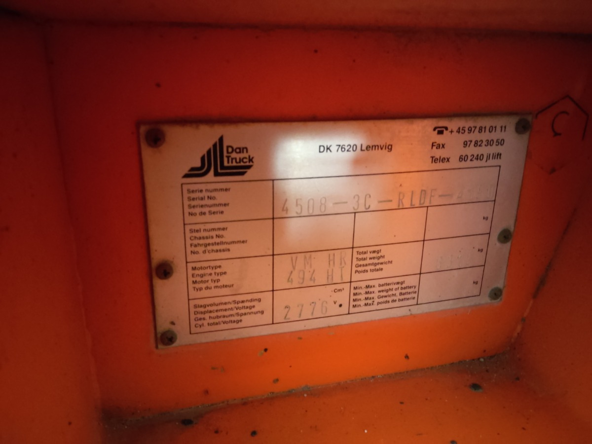 Dantruck 4508 - Diesel forklift: picture 5 Dantruck 4508 - Diesel forklift: picture 5