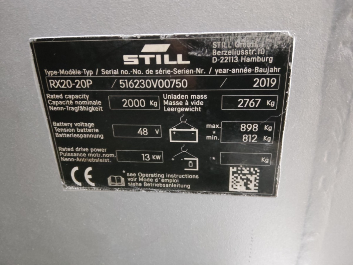 STILL RX20-20P - Electric forklift: picture 5 STILL RX20-20P - Electric forklift: picture 5
