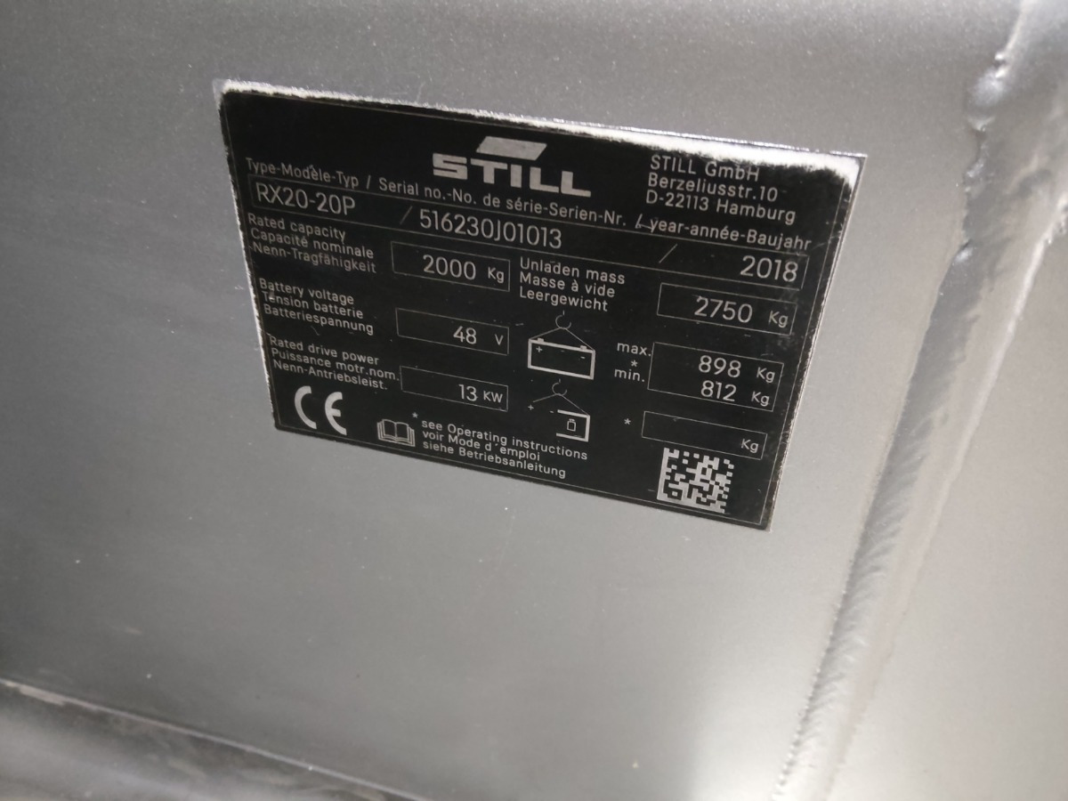 STILL RX20-20P - Electric forklift: picture 5 STILL RX20-20P - Electric forklift: picture 5