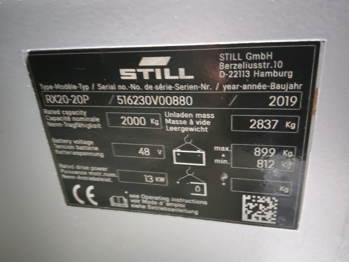 STILL RX20-20P - Electric forklift: picture 5 STILL RX20-20P - Electric forklift: picture 5