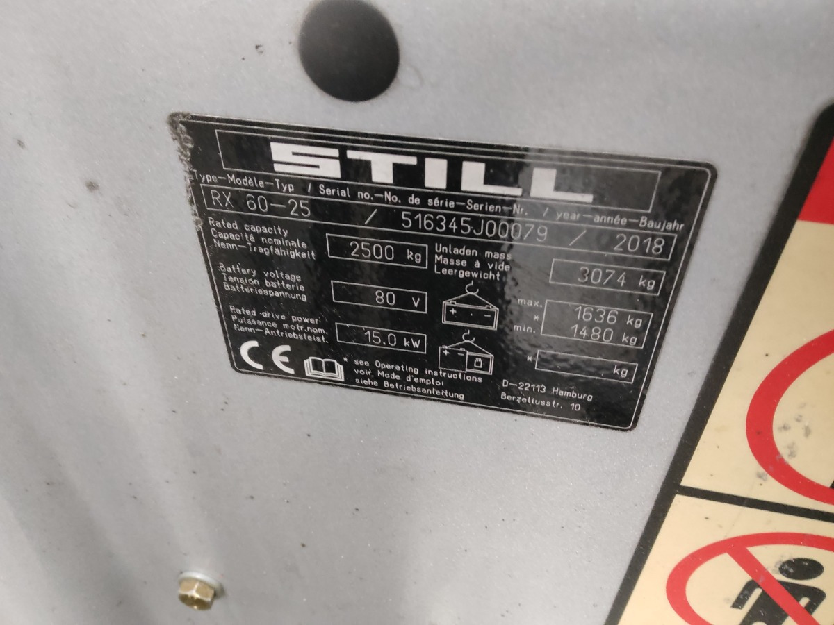 STILL RX60-25 - Electric forklift: picture 5 STILL RX60-25 - Electric forklift: picture 5