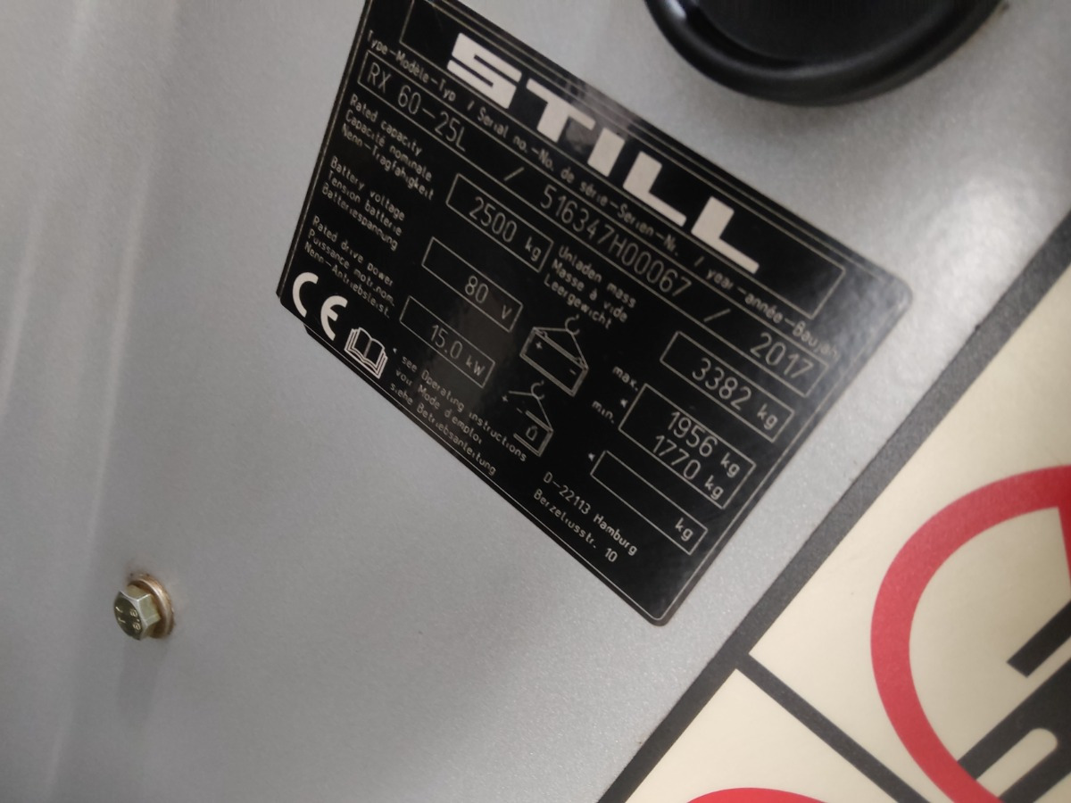 Electric forklift STILL RX60-25L: picture 8