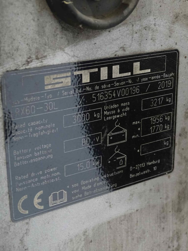 STILL RX60-30L - Electric forklift: picture 5 STILL RX60-30L - Electric forklift: picture 5
