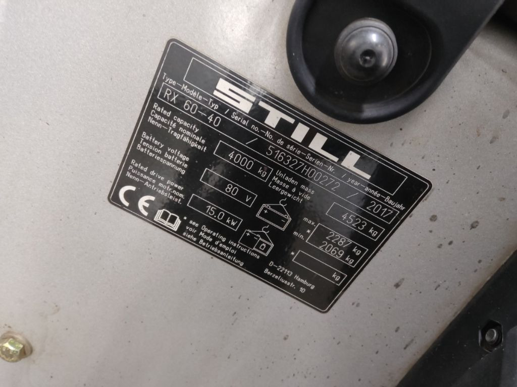 STILL RX60-40 - Electric forklift: picture 5 STILL RX60-40 - Electric forklift: picture 5