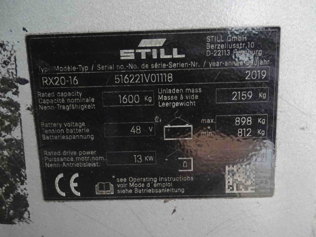 Still RX20-16 - Electric forklift: picture 5 Still RX20-16 - Electric forklift: picture 5