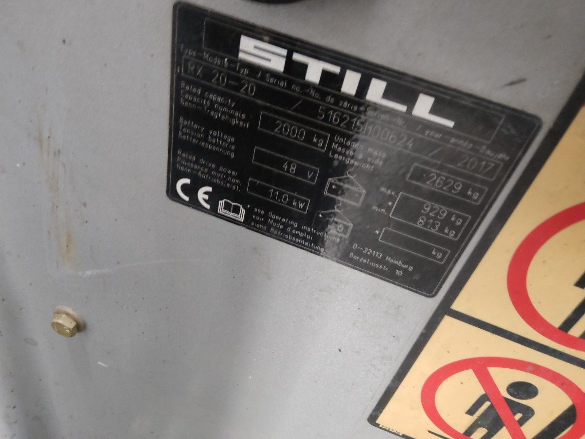 Still RX20-20 - Electric forklift: picture 5 Still RX20-20 - Electric forklift: picture 5