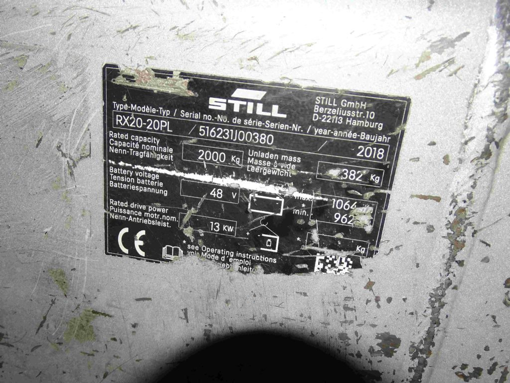 Still RX20-20PL - Electric forklift: picture 5 Still RX20-20PL - Electric forklift: picture 5