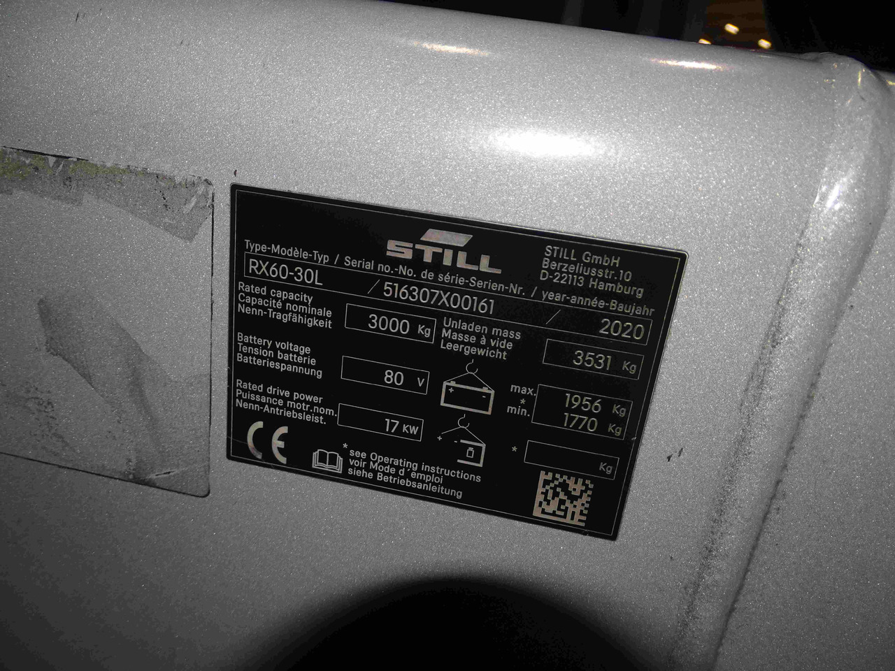 Still RX60-30L - Electric forklift: picture 5 Still RX60-30L - Electric forklift: picture 5
